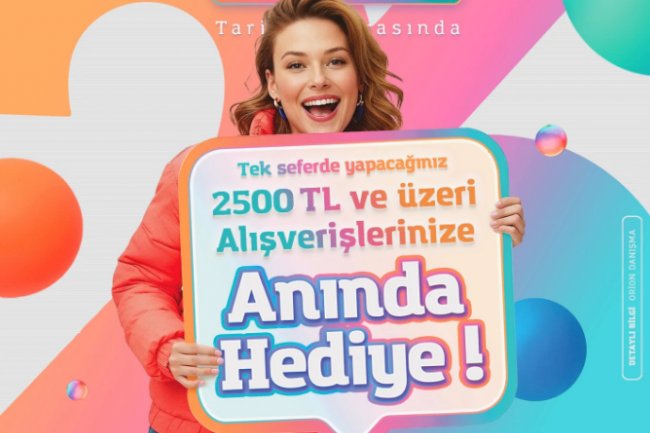 avmorion 15-18 Ekim tarihlerinde yapacağınız alışverişleriniz sürpriz hediyeler