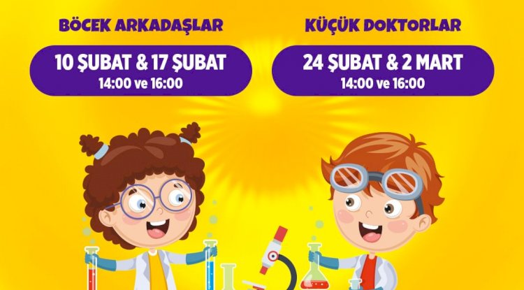 Çocuklarınız için öğretici ve eğlenceli atölyeler Mall of Antalya'da