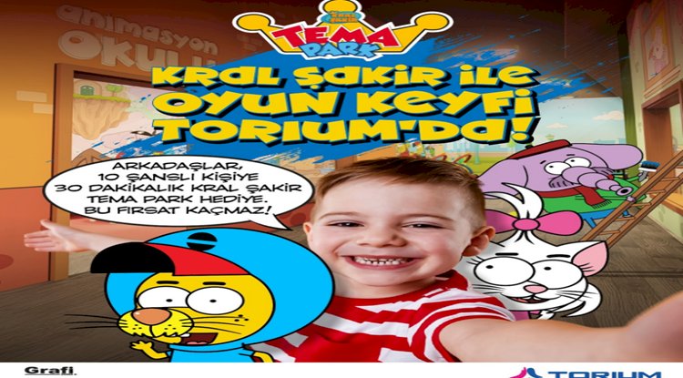 Torium Avm'de  Kral Şakir ile Oyun Keyfi Torium’da