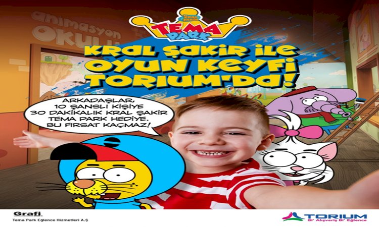 Torium Avm'de  Kral Şakir ile Oyun Keyfi Torium’da